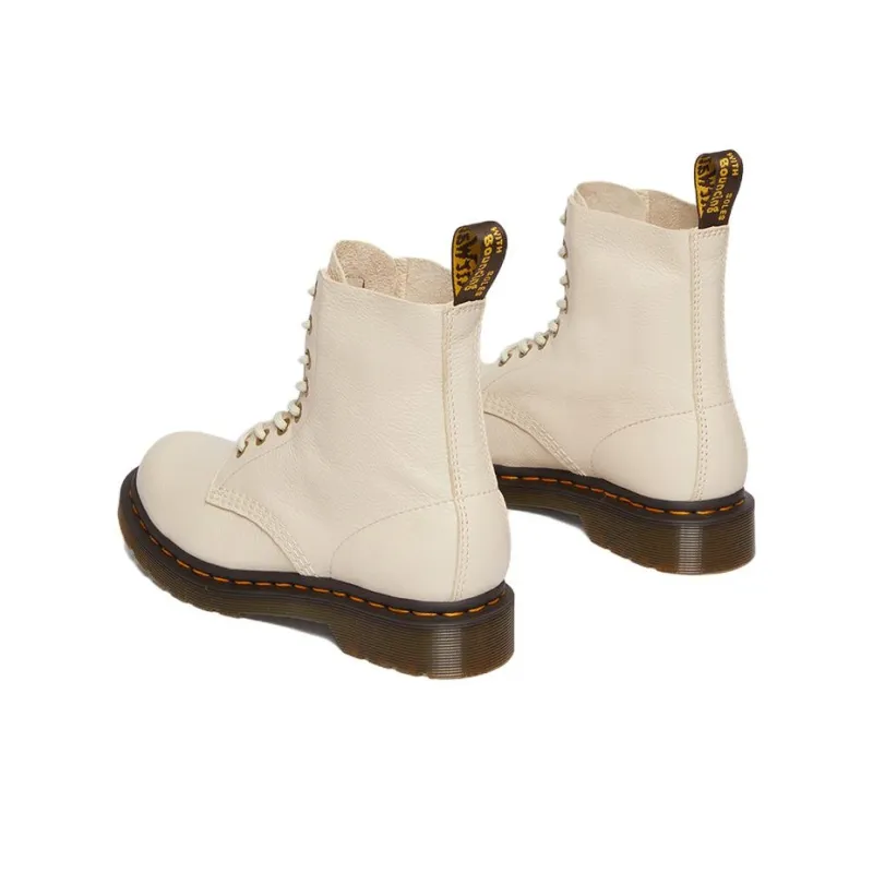 Dr.Martens 1460 Pascal Virginia Leather Boots 'Parchment Beige' Women's-3