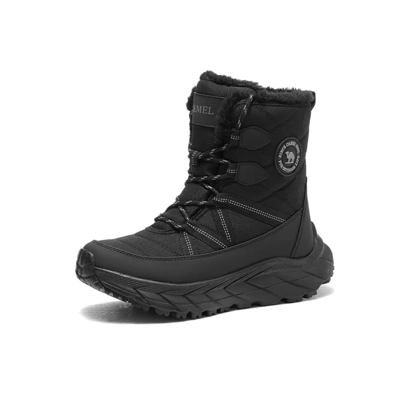 CAMEL Warm Wear-Resistant Height Increasing Coverage Balance Crew Snow Boots Women's-10