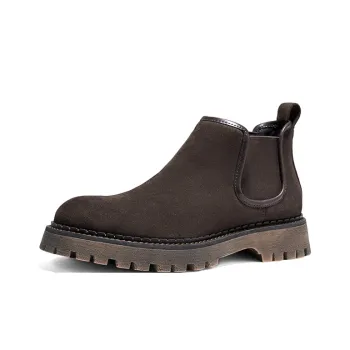 Hautton Jeans Chelsea Boots Men's Coffee