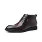 Dark Brown Unlined Shoes