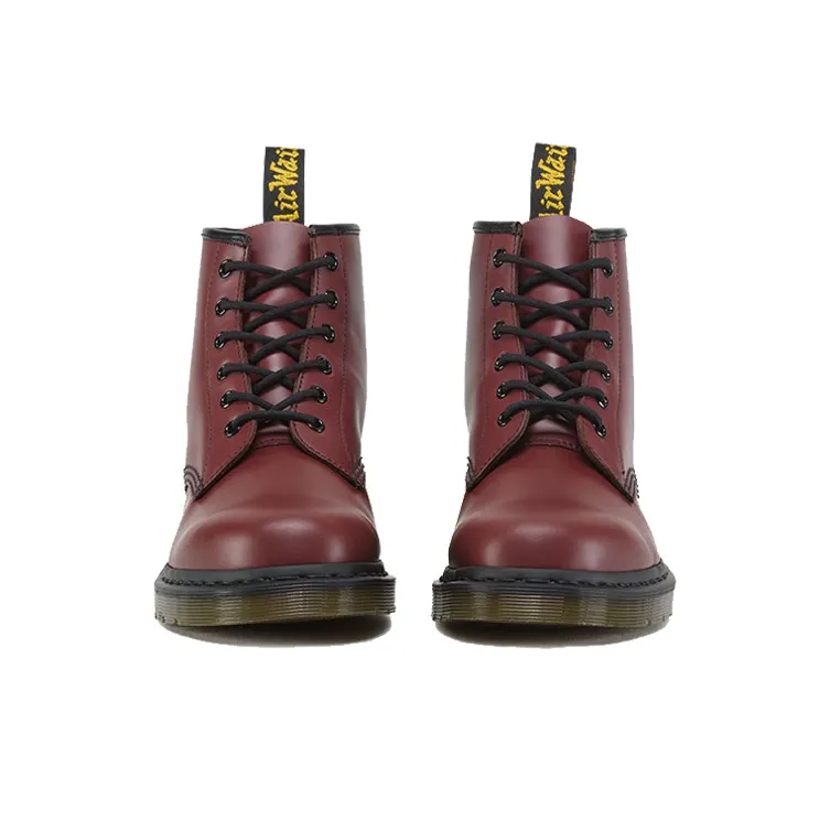 Dr. Martens Classic 101 6 Martin Boots Couple Style Red-1