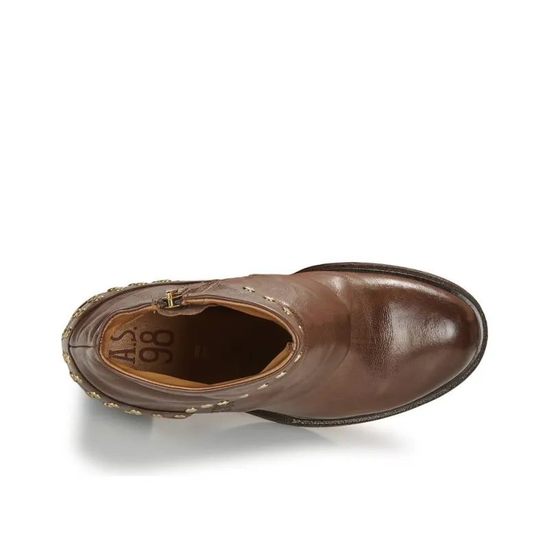 AirStep Ankle Boots 7cm Women's Brown-5