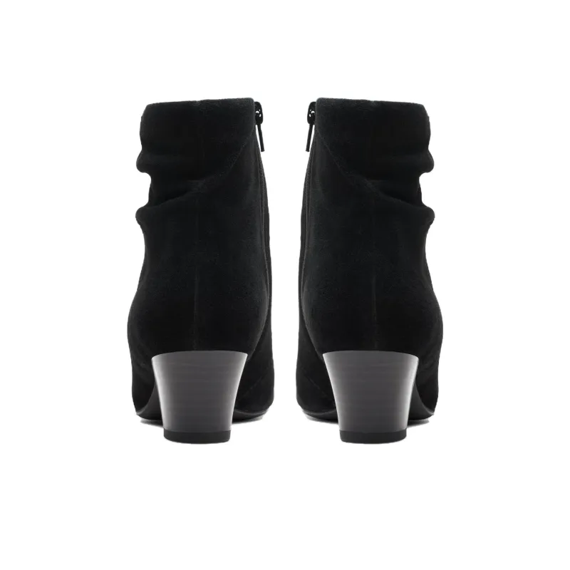 Clarks Teresa Skip Ankle Boots 5cm Women's Black-4
