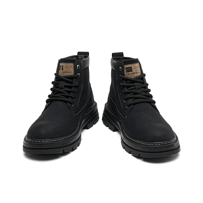 TRUMPPIPE Short Martin Boot Men's Black-3
