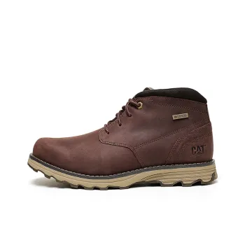 CAT Outdoor Boots Men Mid Top Tan