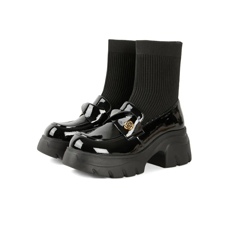 PT'SON Ankle Boots Women's Slim Boots-2