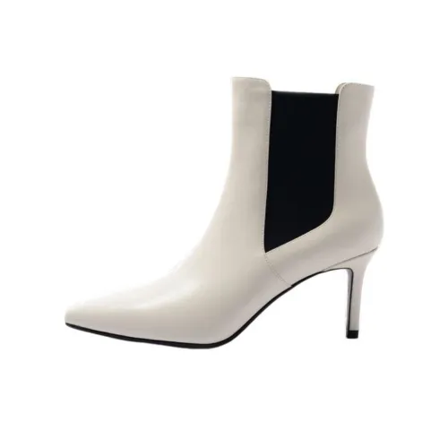 STEVE MADDEN Short Chelsea boots mujer 7.8cm Women's Ecru