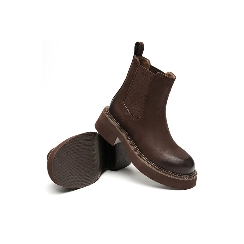 EBLAN Short Chelsea Boots 3.5cm Women's-4