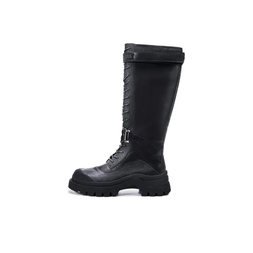 R'AZZURRO Knee-high Boots Women's Premium Black