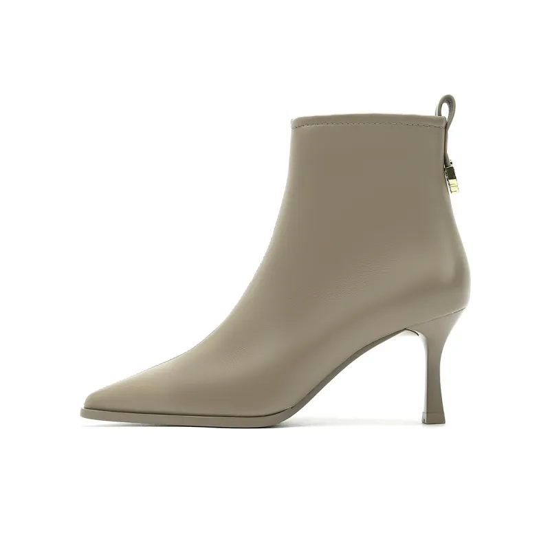 HARSON Ankle Boots Women's Black/Gray/Coffee-0