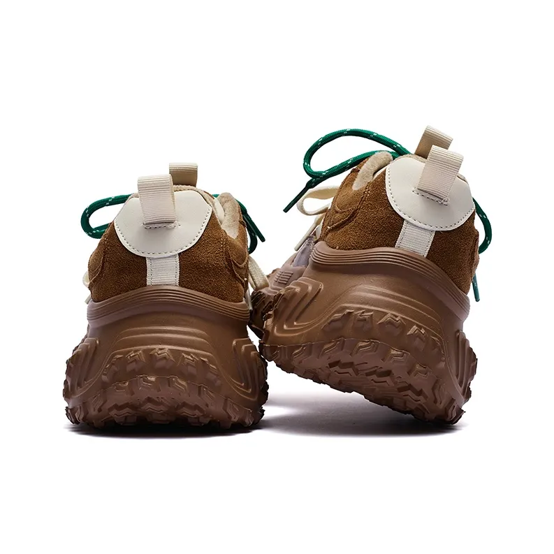 FCS Anti Slip And Wear Resistant Warm Low Top Chunky Sneakers Women's-5