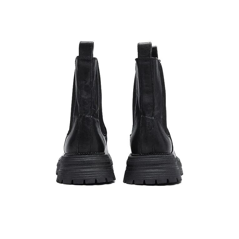 Anthony Miles Short Chelsea Boots Women's Black-3