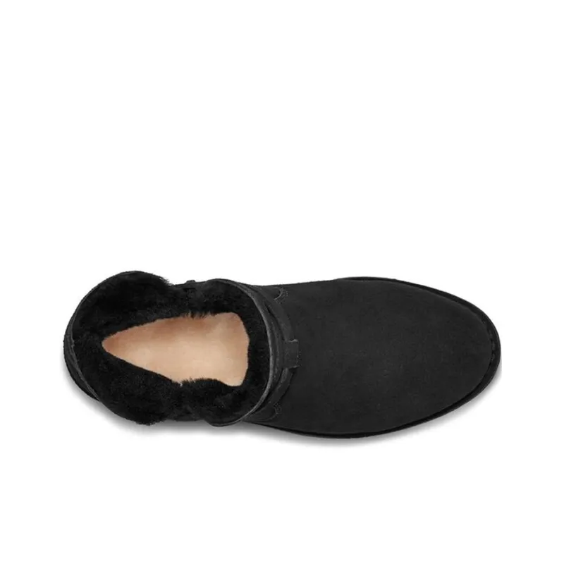 UGG Elisa Fleece Lined Snow Boots Black Women's-4