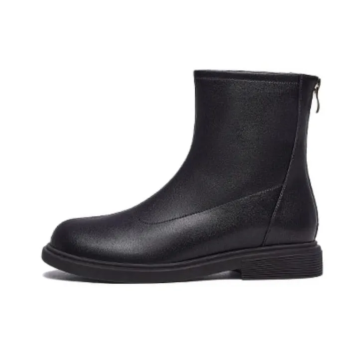 CAMEL Ankle Boots Medium Heel 3 5CM Women's-4