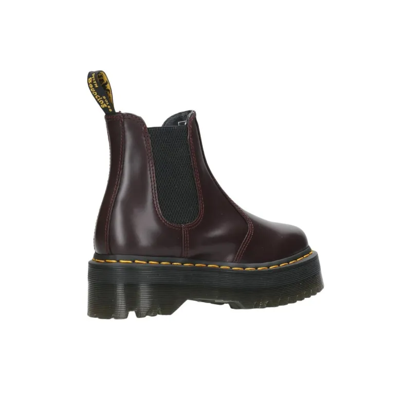 Dr.Martens Short Chelsea Boots Women's Burgundy-2