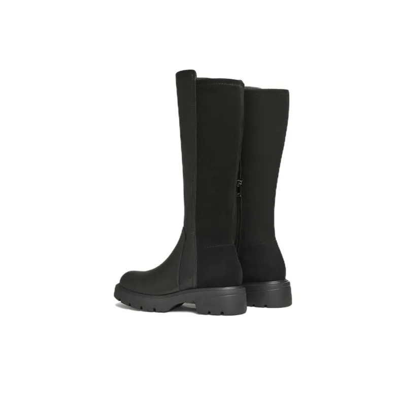 BATA Knee high Boots 4.5cm Women's Black-2