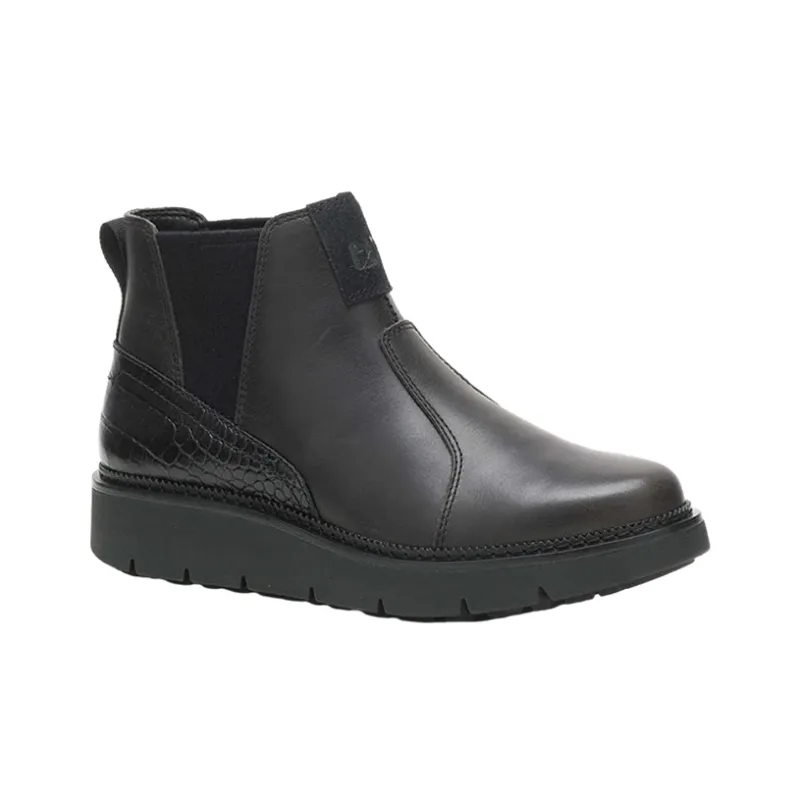 CAT Chariot Ankle-Length Chelsea Boots Women's Dark Shadow Black-3