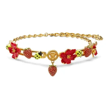 VERSACE Strawberry Garden Choker