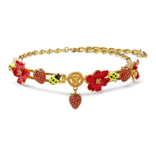VERSACE Strawberry Garden Choker