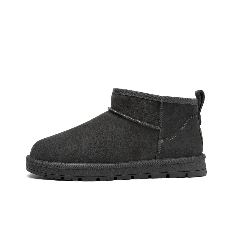 HLA Snow Boots Men Gray/Earth Yellow-0