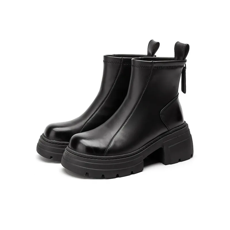 DAPHNE Ankle Boots Women's Black/Brown-2