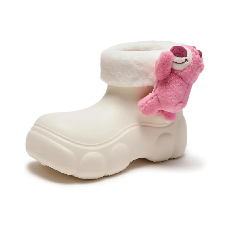 Disney x Hotwind Toy Story Series Ankle Boots 3cm Women's Beige-1