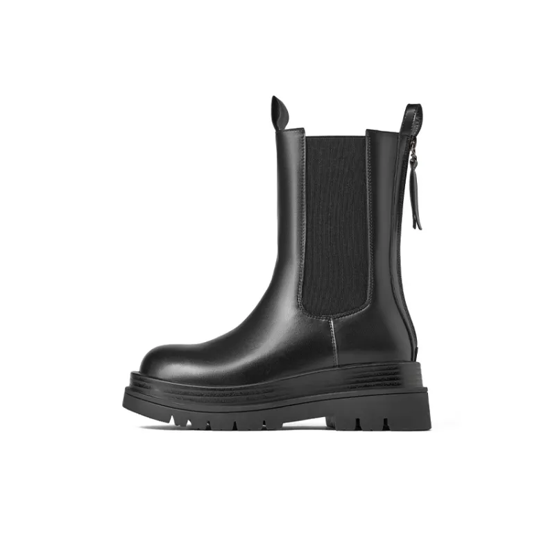 JOSINY Short Chelsea Boots 5.5cm Women's Black-0