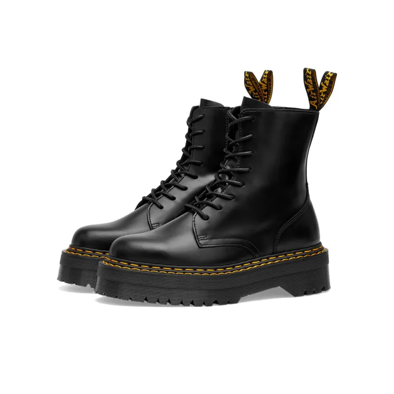 Dr.Martens Jadonseries Short Martin Boot Women's Black-1