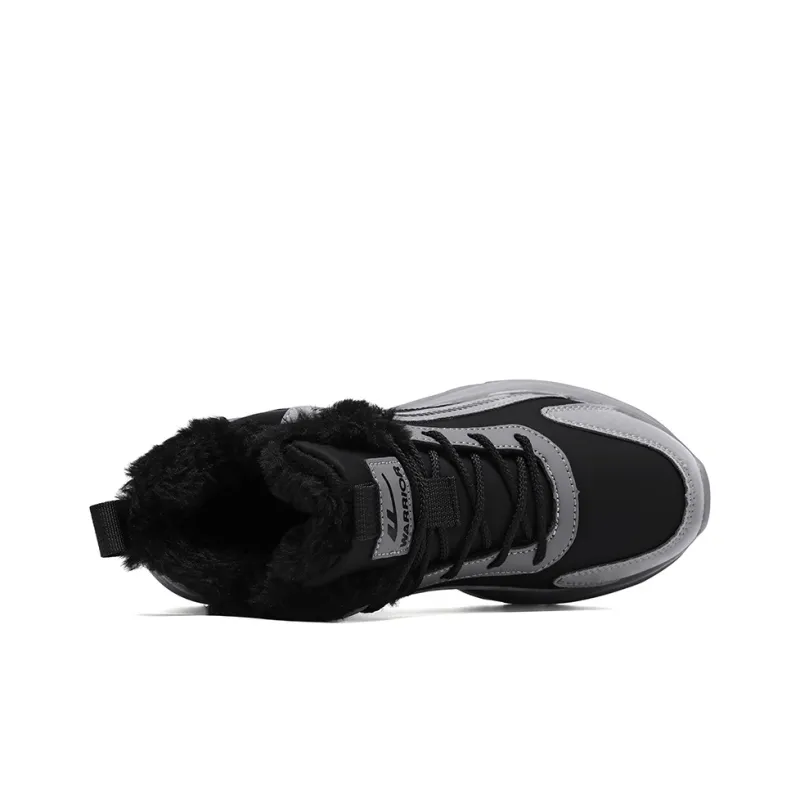Warrior Insulated Shoes Athletic Shoes Warm Height Increasing Wear Resistant Slip Resistant Snow Boots Unisex-11