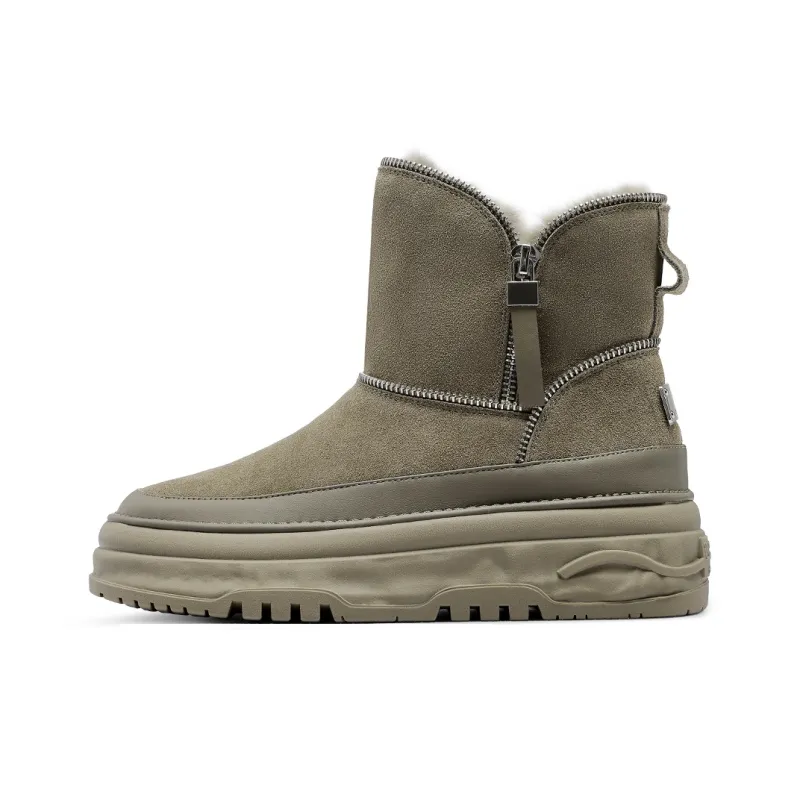 C°BANNER Wear Resistant Short Mid Calf Snow Boots Women's-0