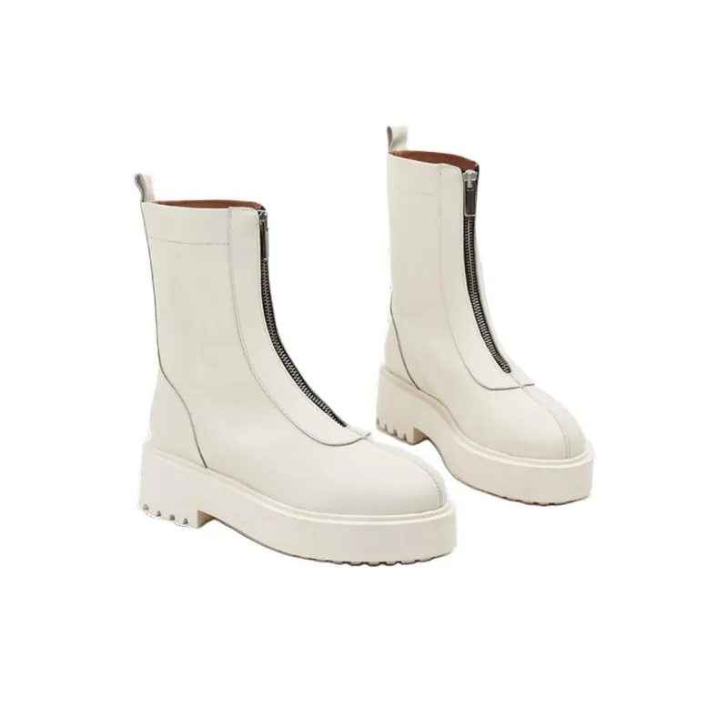 FLATTERED Ankle Boots Women's White-2