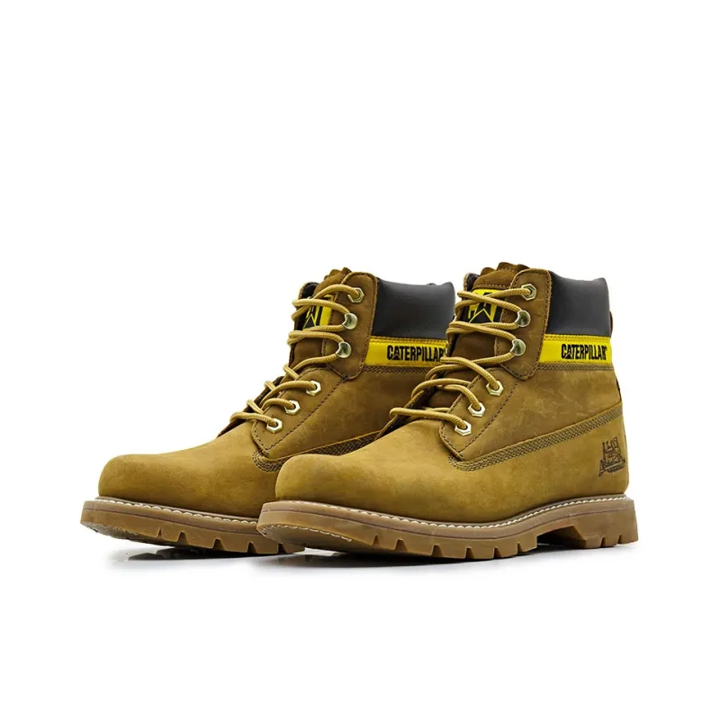 CAT Outdoor Boots Men Brown Yellow-1
