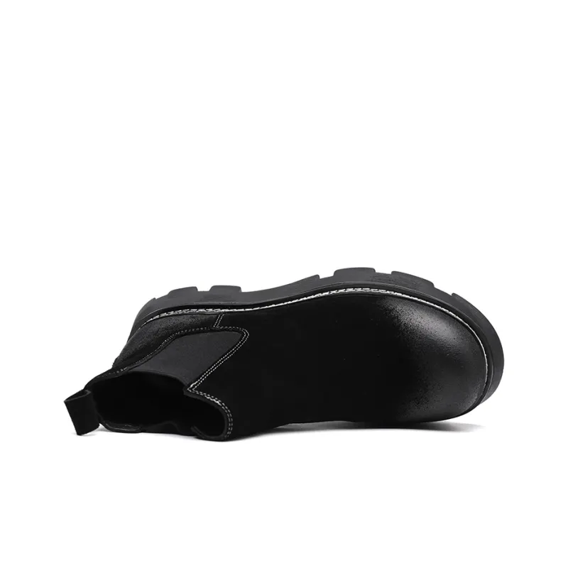 YEDANI Crew Chelsea Boots Men's Black-3