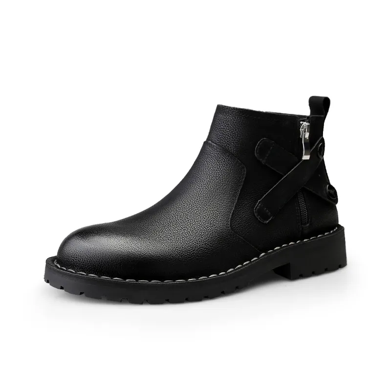 BECK Ankle Boots Men Black-2