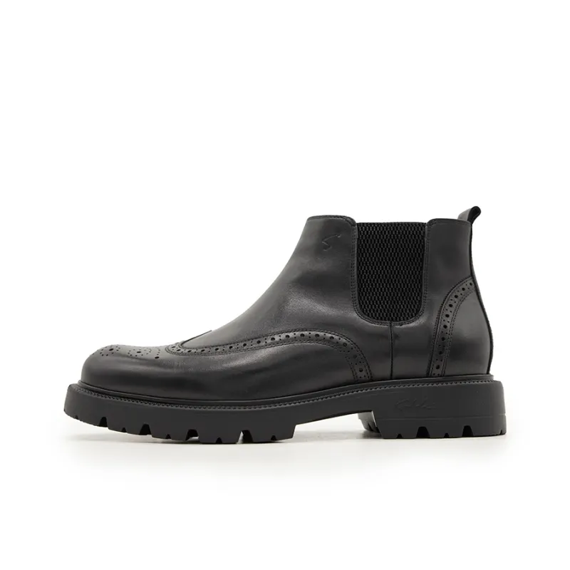 Satchi Short Chelsea Boots Men's Black-0