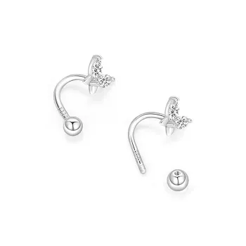 AIDO STUDIO 999 Fine Silver Stud Earrings Women's