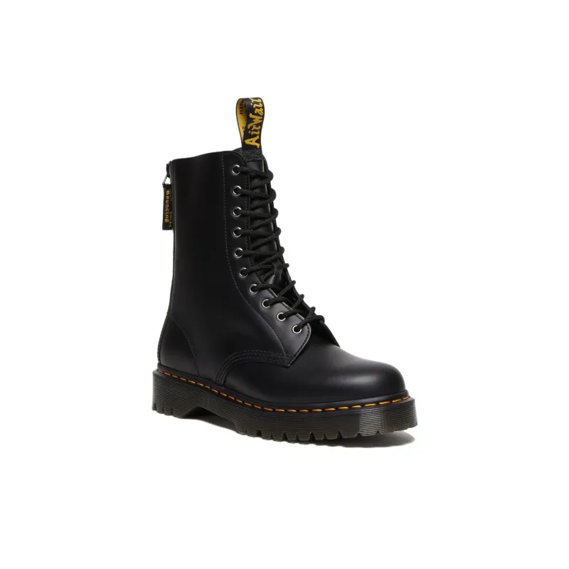 Dr. Martens 1490 Hi Bex Zip Leather Boots 'Black'-2