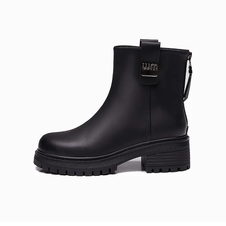 Bull charm Ankle Boots Women's Black/Brown-0