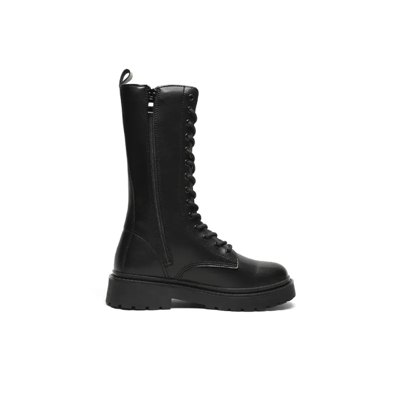 Mulinsen Knee-high Boots 3.5cm Women's-1