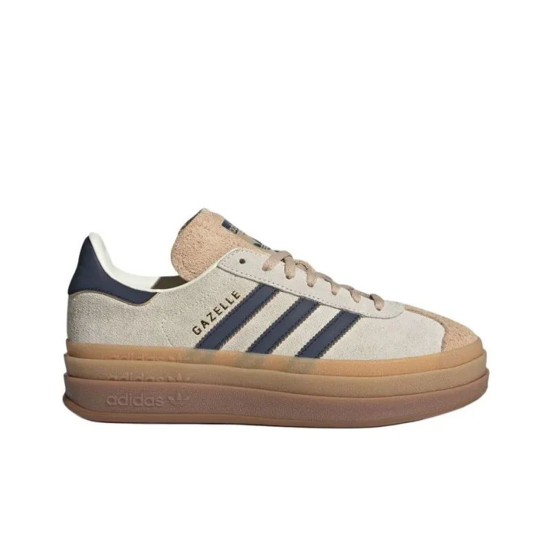 Gazelle Women's Adidas Originals Bold 'Cream Night Indigo' Women's-1