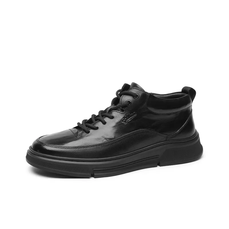 GOLDLION Ankle Boots Men Black-1