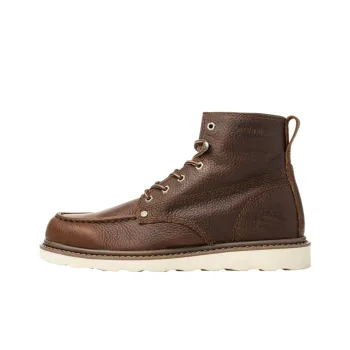 CAT Glenrock Mid Warm And Wear Resistant Ankle Length Outdoor Boots Men's Brown