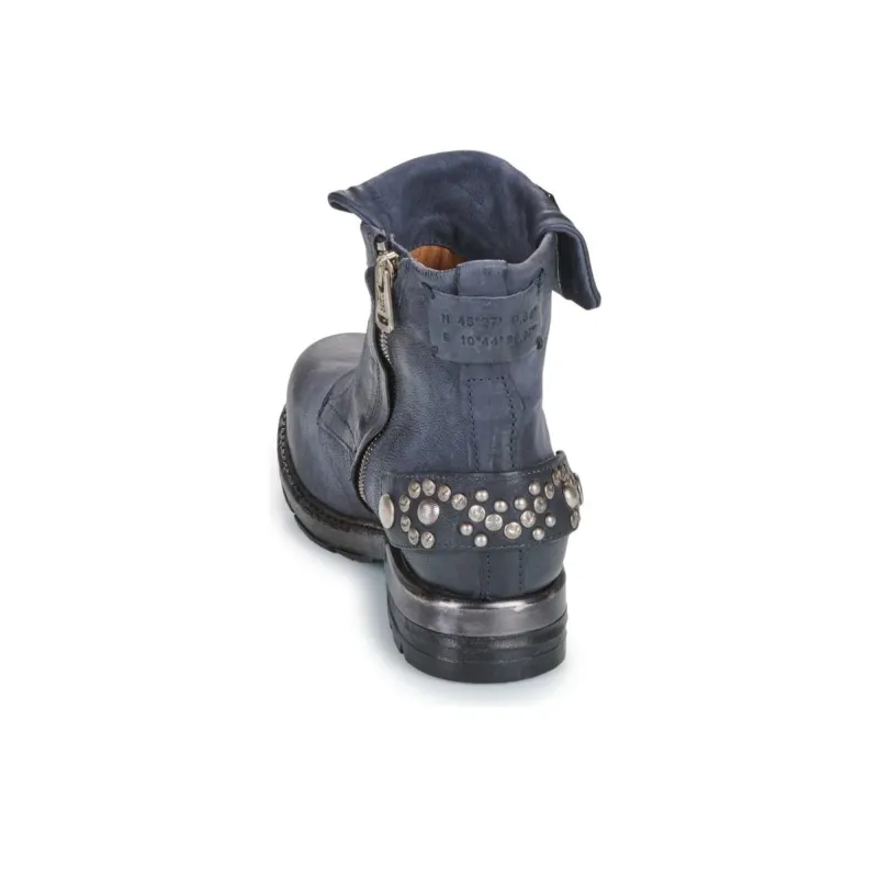 AirStep AS98 Ankle Boots 4cm Women's Blue-5