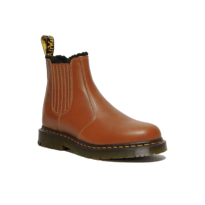 Dr.Martens 2976 Short Chelsea Boots Unisex Yellow Brown-1