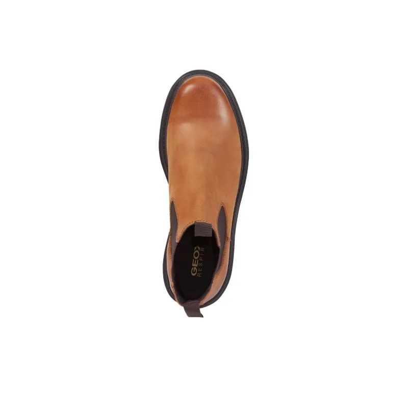 GEOX Faloria Short Chelsea Boots Men's Brown-4