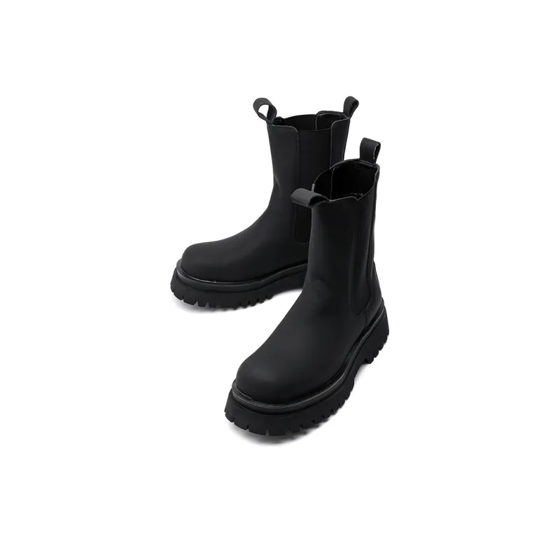Chi Wolf Chelsea Boots Men's Frosted Black-2