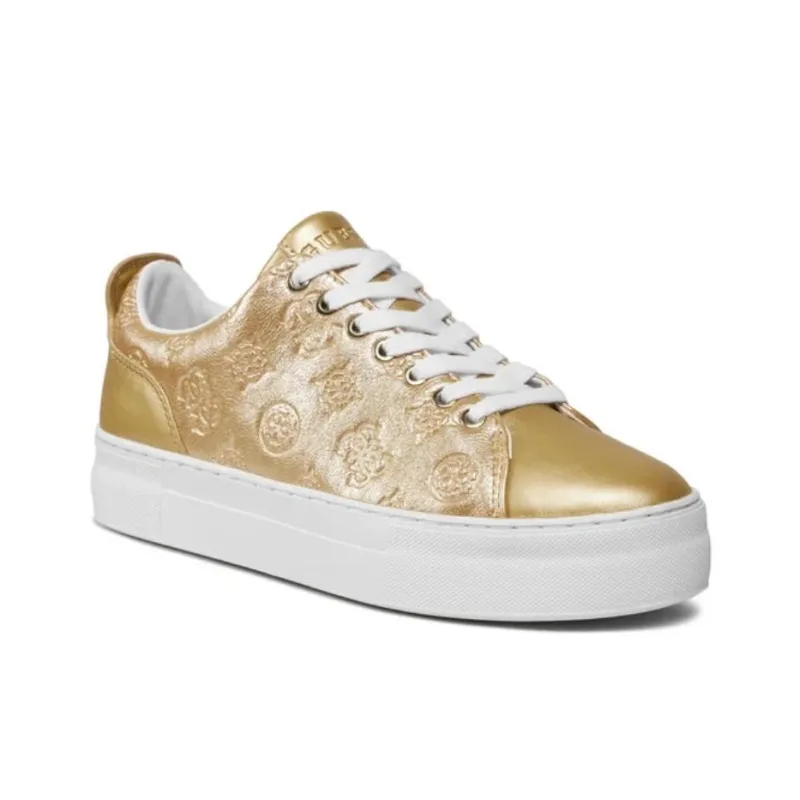 GUESS Low-Top Skateboard Shoes Women's Gold-2