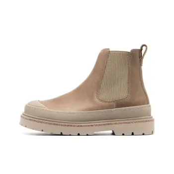 Birkenstock Prescott Short Chelsea Boots 5cm Unisex Taupe