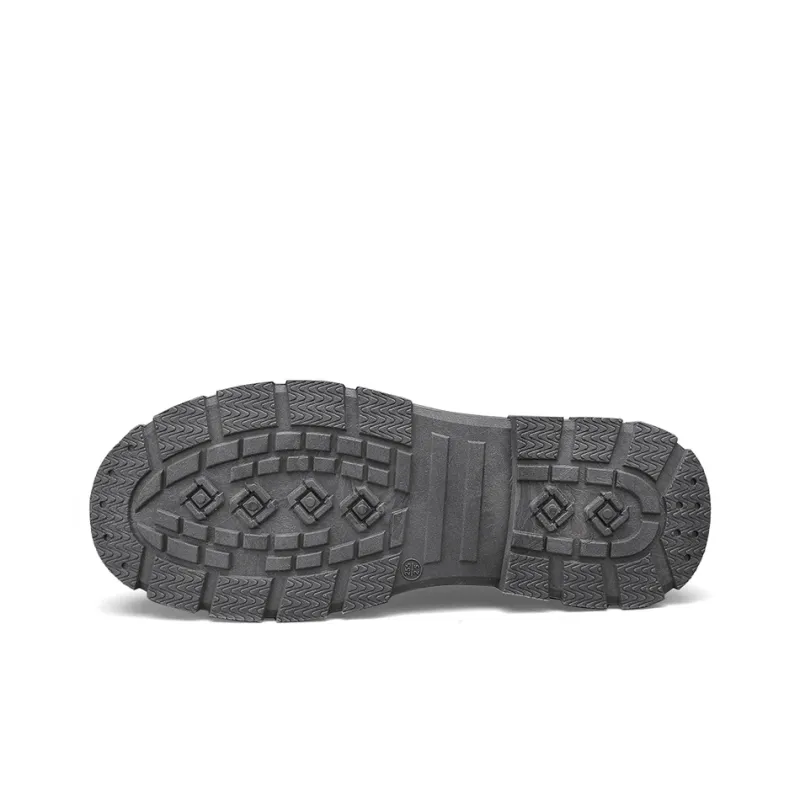 Warrior Short Mid Calf Martin Boot Men's Gray-4