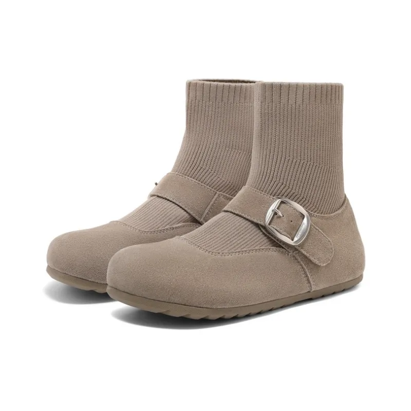 BELLE Ankle Boots 3cm Women's Gray-15